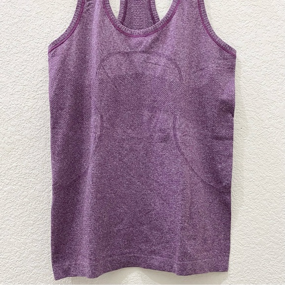 LULULEMON Run: Swiftly Tech Racerback Tank Heathered Tender Violet Size 6 - Picture 7 of 15